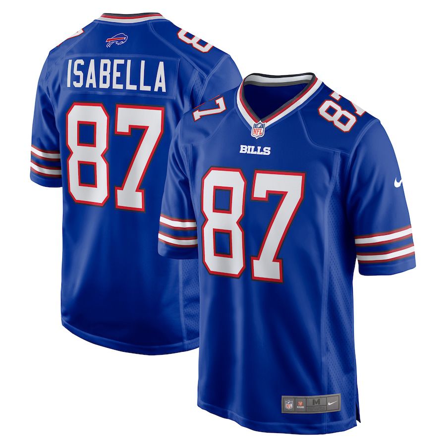 Men Buffalo Bills #87 Andy Isabella Nike Royal Team Game NFL Jersey